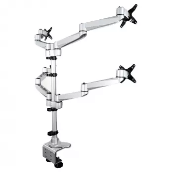Braț pentru patru monitoare StarTech.com ARMQUADPS, VESA, până la 27 inch
