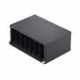 StarTech.com Șasiu pentru convertor media neadministrat cu 7 sloturi pentru seria MCM Media Converter, izolare completă a alimentării, răcire activă, rackmount 10 inch, conform TAA