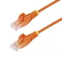 StarTech.com Cablu Ethernet CAT6 slim portocaliu de 3 m, snagless, 100W PoE, UTP, LSZH, fir din cupru pur 28AWG, cablu patch de rețea RJ45 slim cu protecție la întindere, testat individual