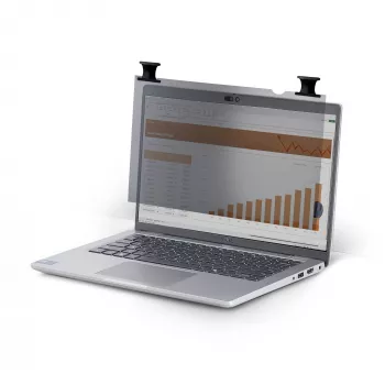 Filtru de confidențialitate cu touch StarTech.com 33,8 cm (13,3 inch) 16:9, Flip-Over, transmisie a luminii de 75%, antireflexie, unghi de vizualizare ±30°