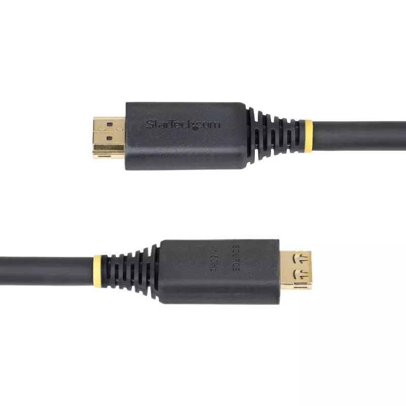 StarTech.com HDMI2-CABLE-GRIP-15M cablu HDMI Type A (standard) negru