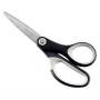Foarfecă de calitate Leitz Titanium 150 mm, adulți, tăiere dreaptă, individuală, neagră, metallic, oțel inoxidabil, titan