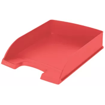 Tavă pentru documente Leitz Recycle, plastic, roșu, A4+, A4, A4+, 1 sertar, 255 x 70 x 357 mm