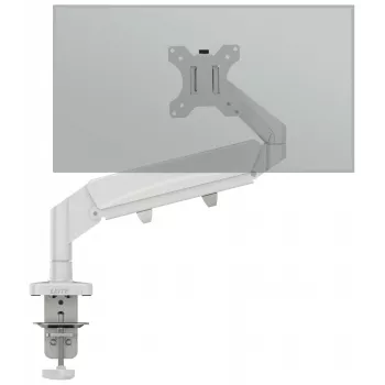 Leitz Ergo Space Saving Single Monitor Arm, Clamp/Grommet, 9 kg, 43.2 cm (17 inch), 81.3 cm (32 inch), 100 x 100 mm, Grey