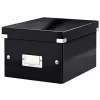 Leitz Click & Store WOW Cutie de depozitare mică, negru, carton, 7,4 L, 200 x 250 x 148 mm, 540 g, 1 buc.