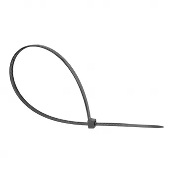Good Connections cleme de cablu 300 mm x 4,8 mm, negru, UL, rezistent la UV, -40 °C până la +85 °C, 100 bucăți (KAB-30S48)