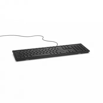 Tastatură cu fir DELL - KB216 - UK (QWERTY) - Negru, Full-size (100%), cu fir, USB, QWERTY, Negru