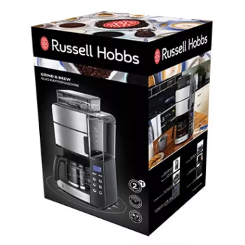 Cafetieră Russell Hobbs Grind & Brew argintie 25610-56 2561056 (25610-56)