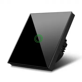 Întrerupător de perete MACLEAN MCE710B control tactil single-touch, placă de perete încorporată compatibilă