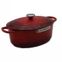 Vas de gătit oval Le Creuset Signature 31 cm, roșu cireș (21178310602430)