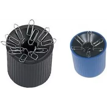Helit Linear Blue Paper Clip Dispenser Plastic (H6390834)