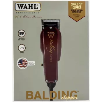Mașină de tuns Wahl Balding Clipper - roșu - 0,4 mm - 4 cm - AC - 230 V - 50 Hz (08110-316H)