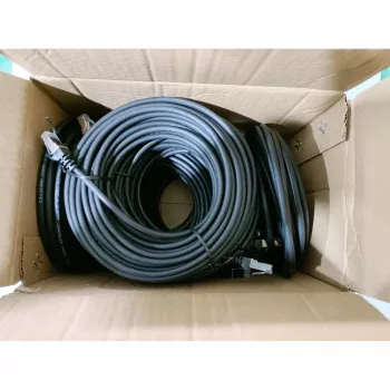 Set cabluri patch Equip 635594 Cat.6 S/FTP LSZH, RJ-45, 5 m, negru, 30 buc.