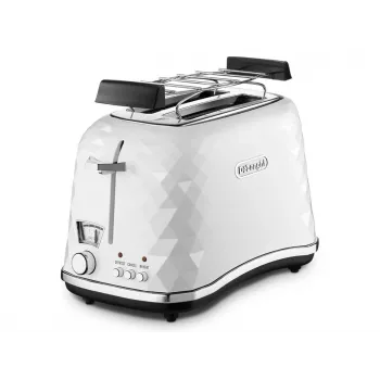 De’Longhi CTJ 2103.W Prăjitor de pâine 2 felii 900 W Negru, Alb