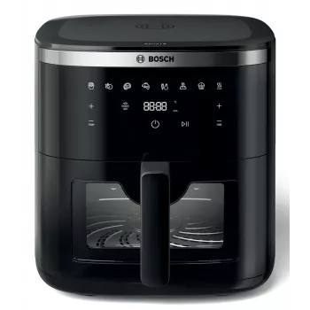 Friteuză cu aer cald Bosch Serie 6 MAFS2671B, aparat individual 7,2 L, autonom 1800 W, neagră