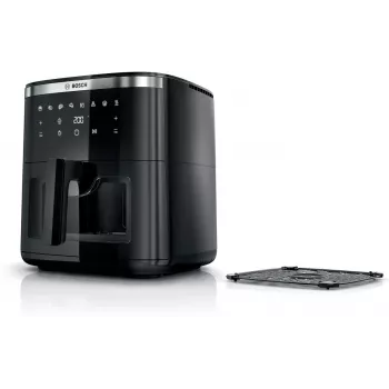 Friteuză cu aer cald Bosch Serie 6 MAFS2671B, aparat individual 7,2 L, autonom 1800 W, neagră