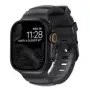 NOMAD Rocky Point Band - curea pentru Apple Watch 46mm/49mm cu FKM și titan (storm, accesorii negre)
