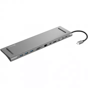 Stație de andocare SANDBERG USB-C HDMI DP VGA SD USB USB-C
