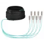 Cablu trunk EFB U-DQ(ZN)BH OM3 8G (1x8) SC-SC 40 m Dca LSZH