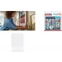 Benzi adezive tesa Powerstrips CLICK MEDIUM Slim, albe, pentru montarea de tablouri și decorațiuni murale plate - 1 buc. (77721-00030)
