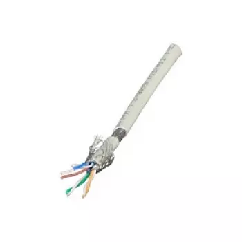 Cablu de instalare EFB Cat.7, S/FTP, LSZH, gri, 100m rolă