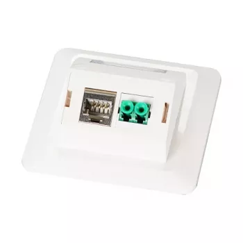 Set cadru multifuncțional EFB cu adaptor 1 și 2 porturi format Keystone (HDMI, USB,