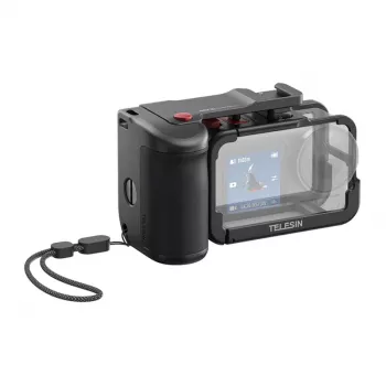 Telesin S6-FMS-22-TDJ Grip cu suport cadru pentru DJI Osmo Action 3/4/5 Pro