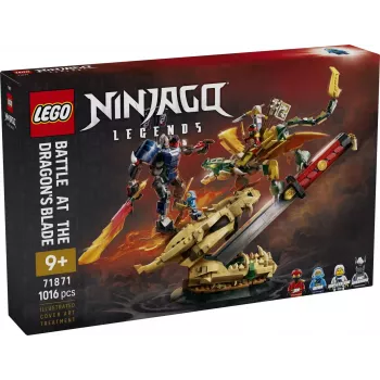 LEGO NINJAGO 71871 Bătălia de la Lama Dragonului (1016 piese)