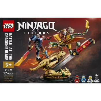 LEGO NINJAGO 71871 Bătălia de la Lama Dragonului (1016 piese)