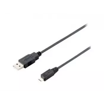 Cablu Equip USB 2.0 Type A la Micro-B, 1,0 m, Negru, 1 m, USB A, Micro-USB B, USB 2.0, tată/tată, Negru