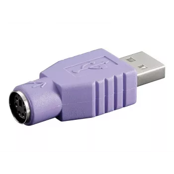 Adaptor de cablu Microconnect USBA-M/PS2-F violet