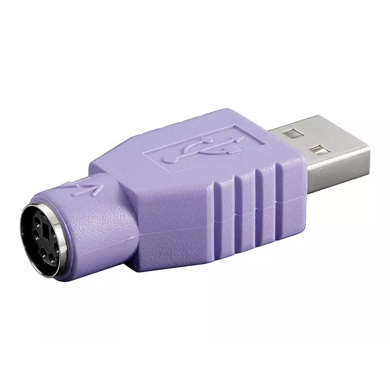 Adaptor de cablu Microconnect USBA-M/PS2-F violet