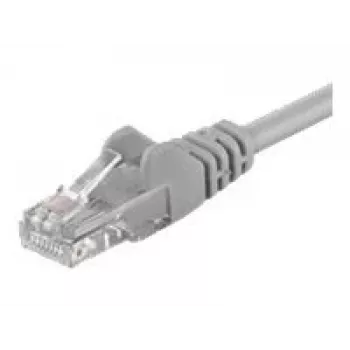 Cablu de rețea Goobay CAT 6 patch cable, U/UTP, gri, 5 m - amestec de cupru CCA (68419)