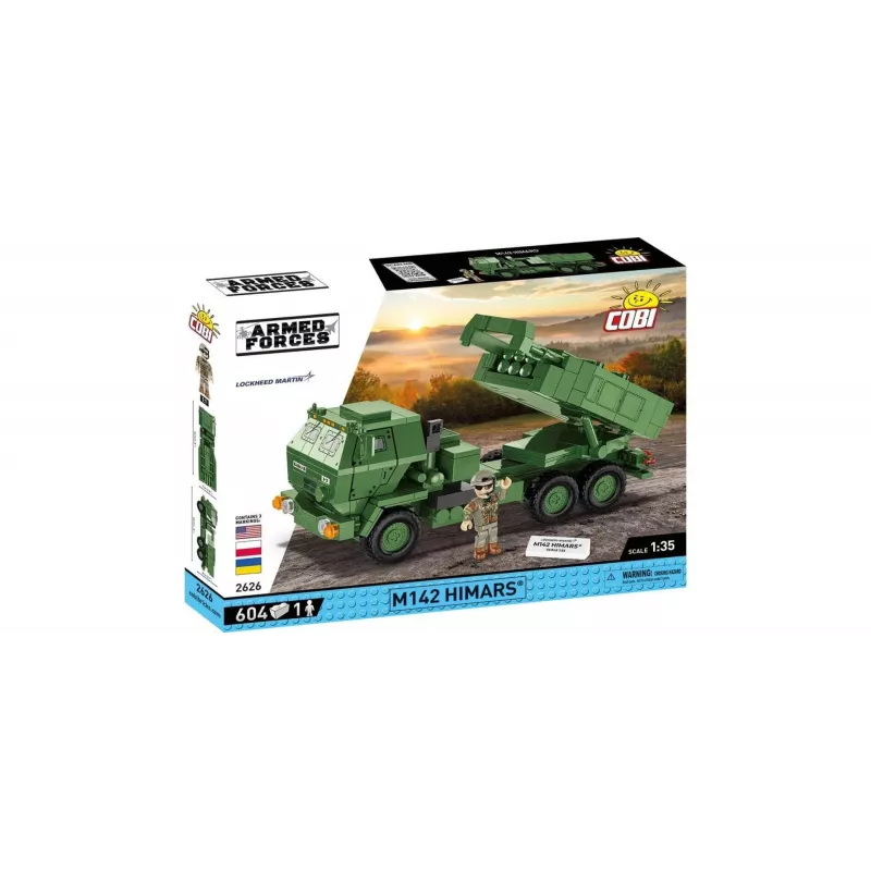 Set de construcție COBI 2626 Armed Forces M142 HIMARS, 604 piese