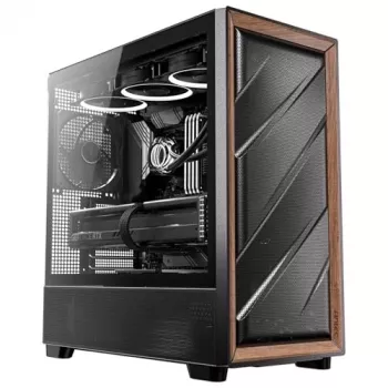Antec 0-761345-10133-2 carcasă computer MIDI Tower negru lemn