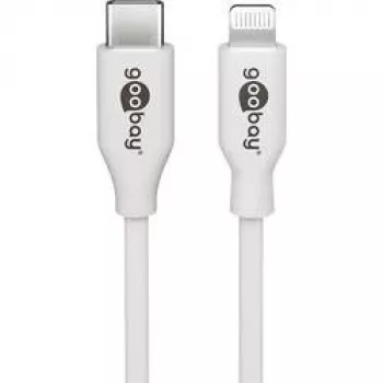 Cablu USB Goobay 39446 USB 2.0 USB-C tată Apple Lightning tată 1m