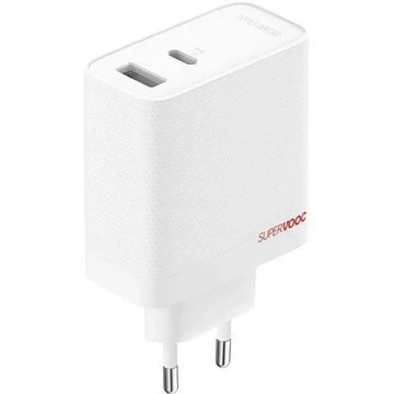 Adaptor de alimentare OnePlus 80W, Type-C + Type-A