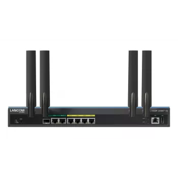 LANCOM 1930EF-5G (EU) Multi-WAN SD-WAN 5G router, 4-port switch, 1 GbE, Black