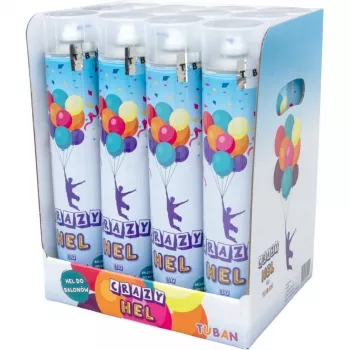 Tuban CRAZY HEL cu heliu, pachet de 12 buc., TU3294