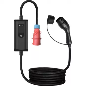 DEFENZO ToGo AC7 DEF1020 Mobile EV Charger, Type 2, 7 kW, 32 A, 5 m, IP65, Black