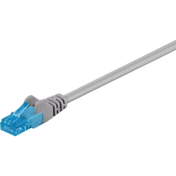 Wentronic Goobay - Cablu patch - RJ-45 (M) la RJ-45 (M) - 5 m - UTP - CAT 6a - fără halogen, fără agățare, toronat - gri (55423)