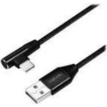 Cablu USB LogiLink CU0137 USB 2.0 0,3 m USB A la USB C negru