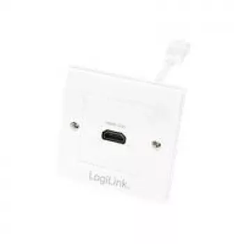 Priză de perete HDMI LogiLink AH0014, 1 port, alb