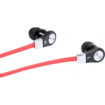 MAGICSOUND DS-2 - Căști stereo cu microfon, Negru-Roșu