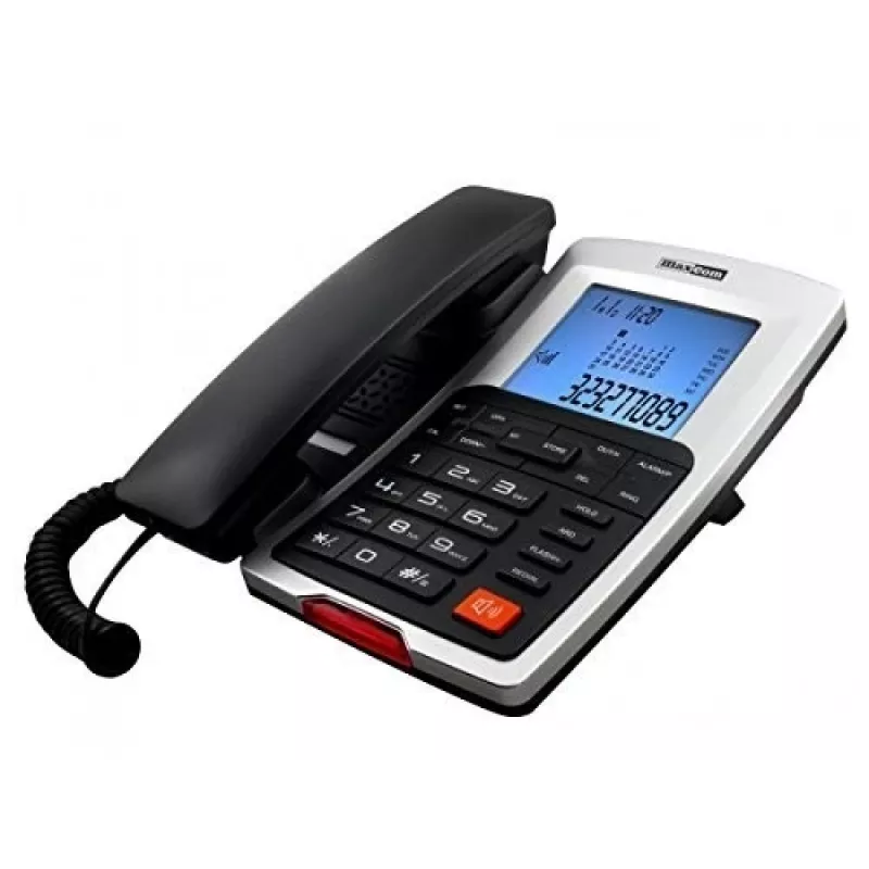 Telefon fix de birou Maxcom, negru