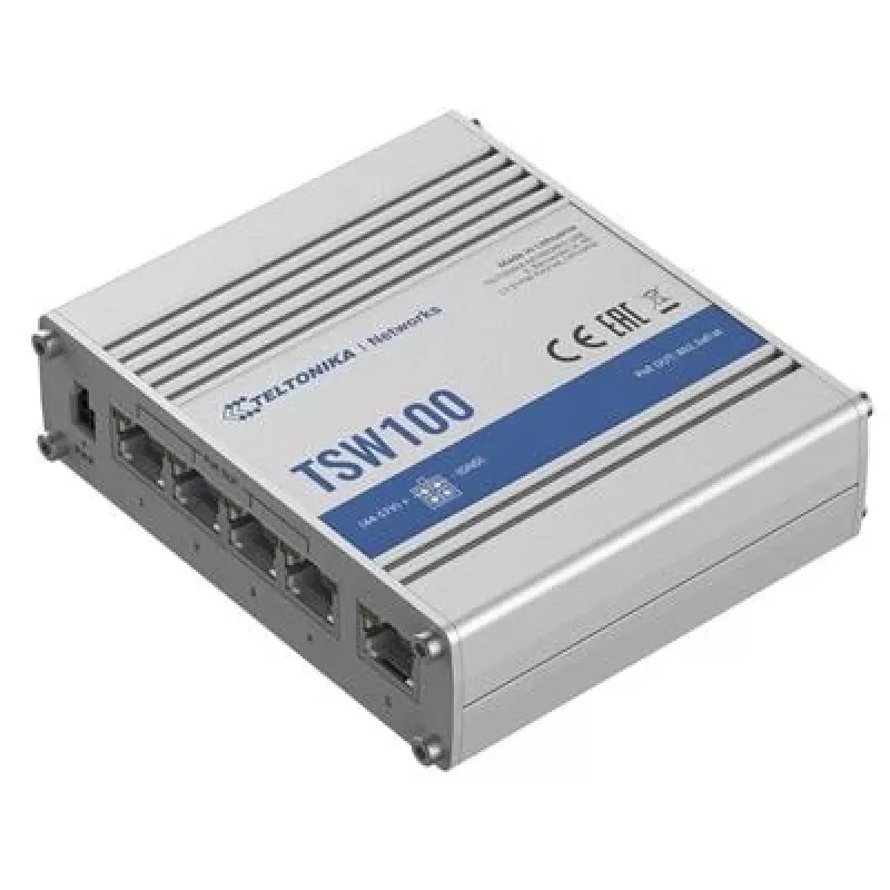 Switch industrial PoE neadministrat Teltonika TSW100