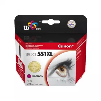 Cartuș de cerneală TB compatibil cu Canon CLI-551XL MG Magenta
