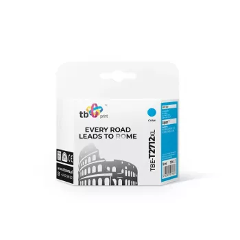 Ink. Cartridge TB Compatible with Epson WF-3620 TBE XL , new, Cyan