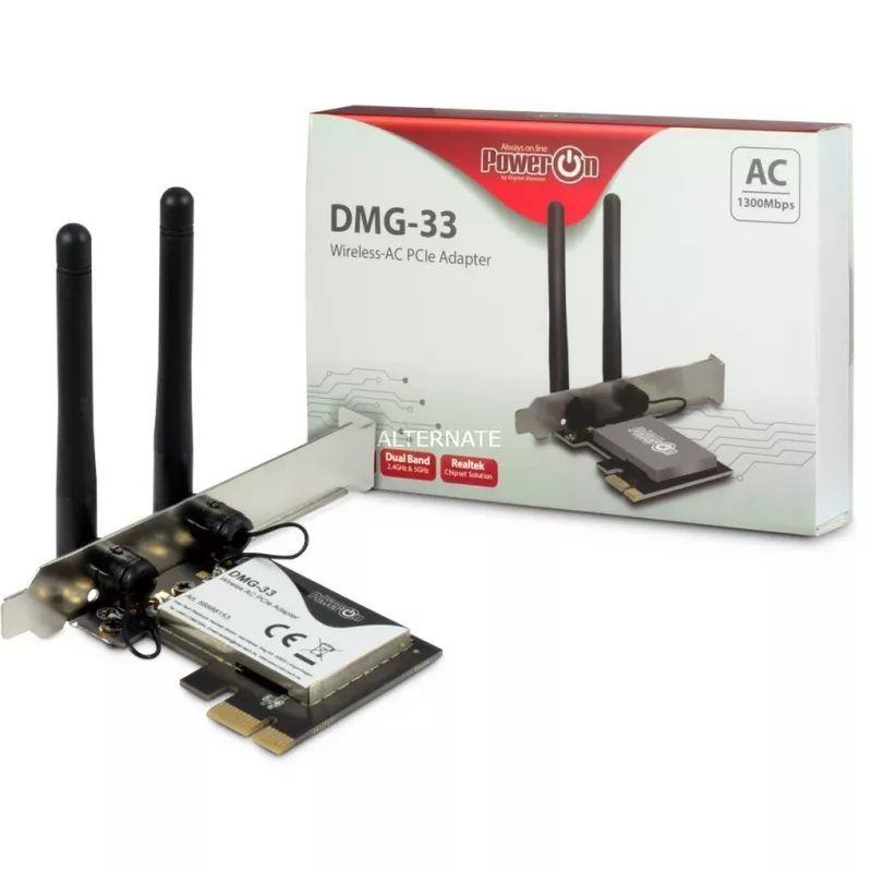 Placă WLAN internă Inter-Tech DMG-33 1300 Mbit/s