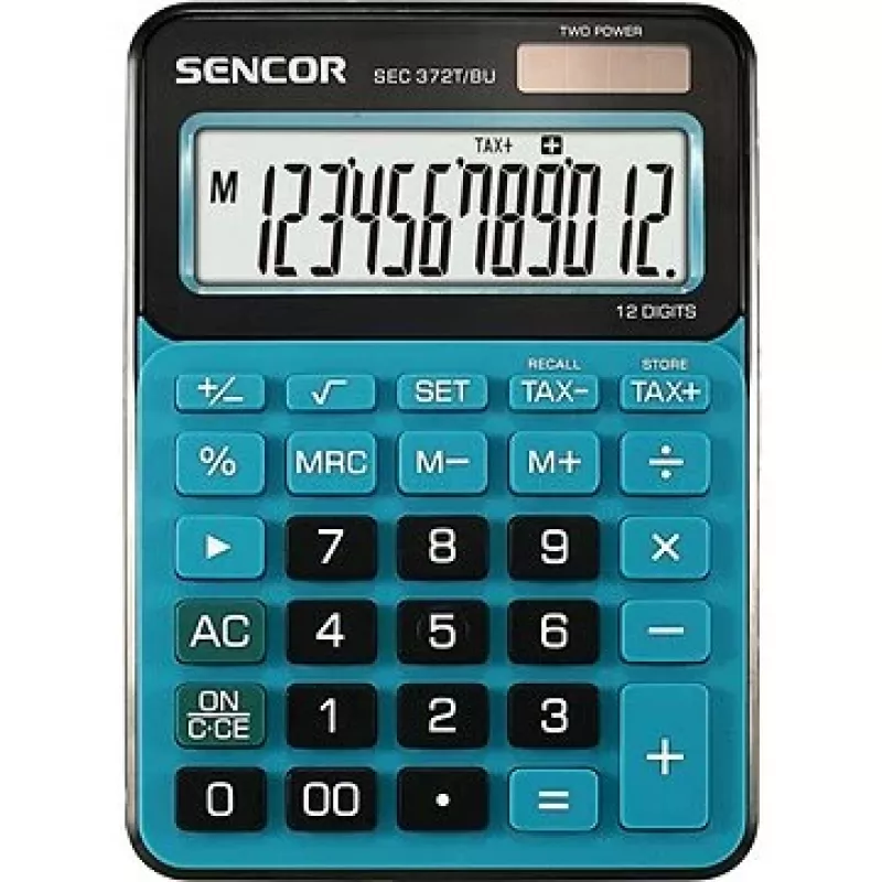 Calculator SEC 372BU de birou, 12 cifre LCD